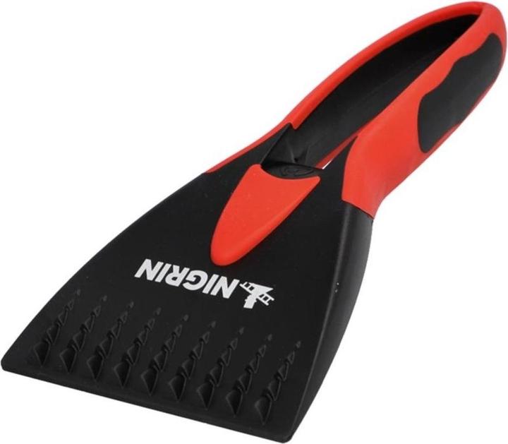 Nigrin Eisschaber 2K Eisschabkante 95 mm Länge 21 cm schwarz-rot mit Softgriff