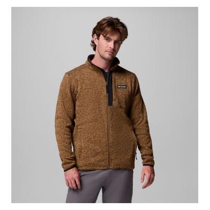 Columbia, Herren, Outdoorjacken, Sweater Weather™ Full Zip Ii (L), Braun, L