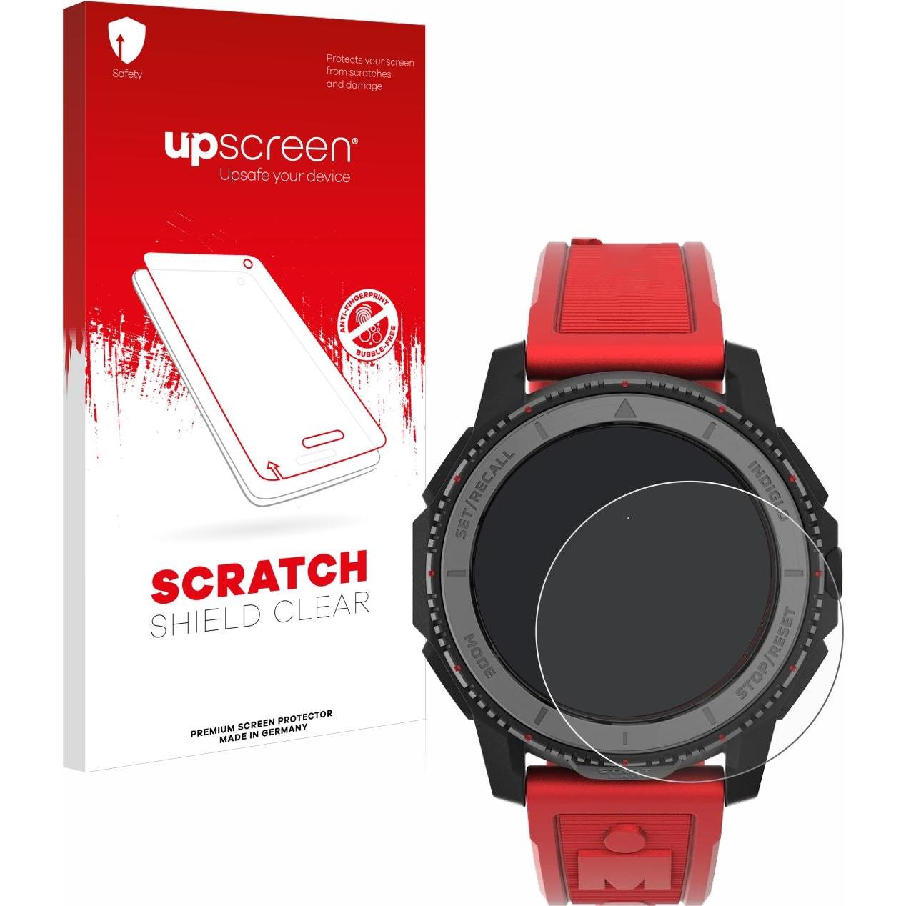 upscreen Schutzfolie Displayschutz Displayschutzfolie Folie Klar Transparent, Smartwatch Schutzfolie, Transparent