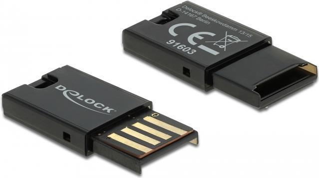 Produktbild Delock USB 2.0 Card Reader für Micro SD Speicherkarten (USB 2.0)