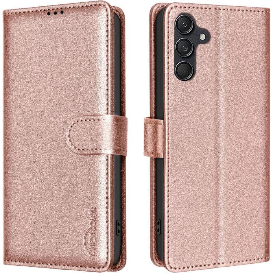 Binfen Color Galaxy S25+ / S24+ Plus - BINFEN Leder Etui Hülle mit RFID Blocker (Samsung Galaxy S25+, Samsung Galaxy S24...