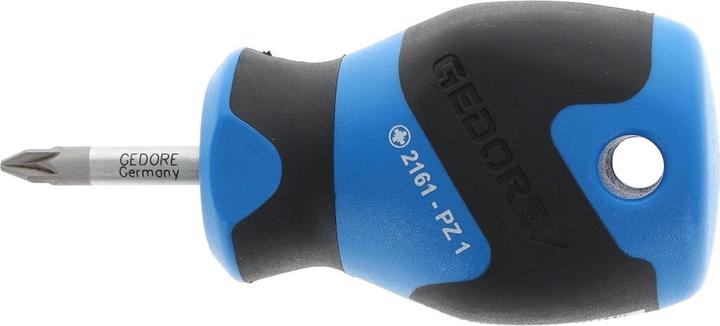 Actual product image Gedore 2161 PZ 1 screwdriver, cross recess PZ 1, 75 mm (Phillipps cross recess (PH))