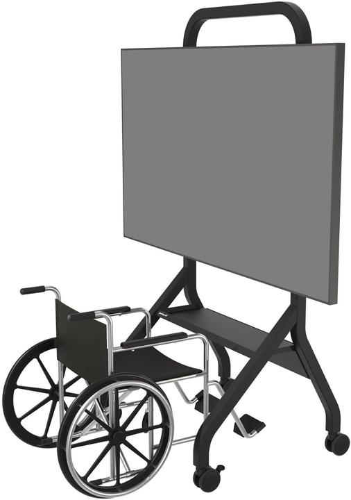 Produktbild Peerless AV trolley with shelf for displays up to 110inch inches up to 136kg up to VESA 900x600 colo (136.10 kg, 55" - 110")