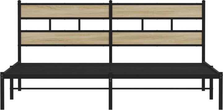 Image du produit vidaXL Lit métallique Cadre de lit Lit à lattes Lit double sans matelas 183x213cm (183 x 213 cm)