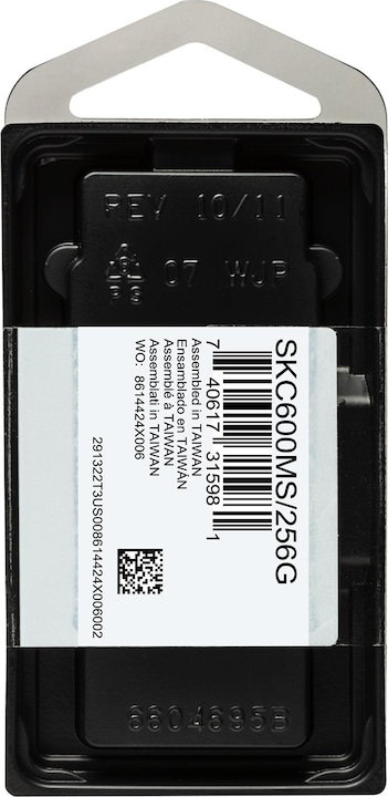 Actual product image Kingston KC600 (256 GB, mSATA)