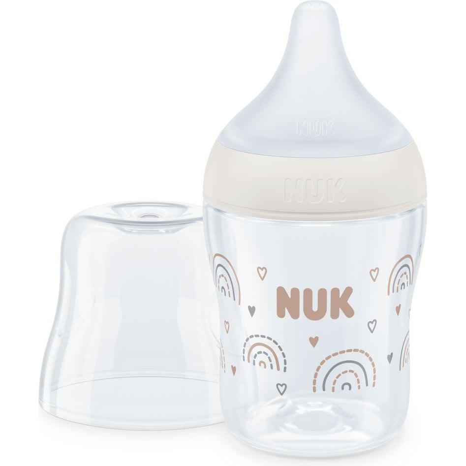 NUK, Babyflasche, Babyflaschen PP-Flasche Perfect Match 150 ml + Silikon-Sauger (150 ml)