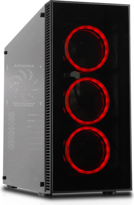 Cooltek Go Four Midi Tower RGB Black ATX/M-ATX/ITX - Midi/Minitower - ATX (ATX, Mini-ATX, ITX)