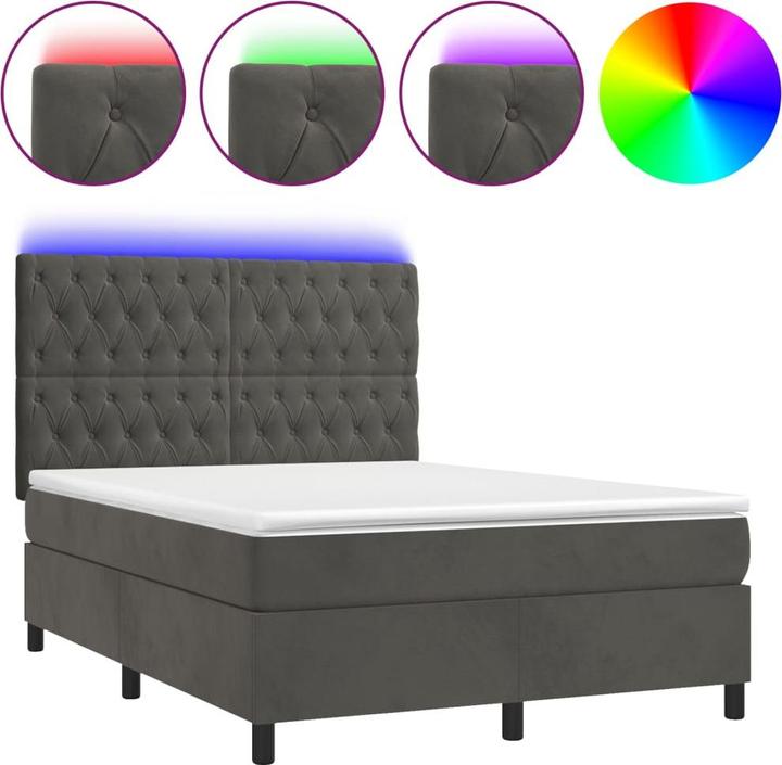 Produktbild vidaXL Boxspringbett (140 x 190 cm)