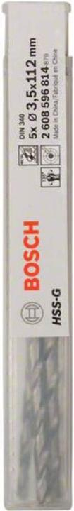Actual product image Bosch Professional Zubehör PRO Metal HSS-G twist drill, 3.5 x 73 x 112 mm (3.5 mm)