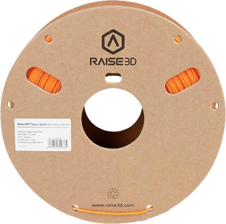 Immagine prodotto Raise3D Filamento Hyper Speed PLA arancione 1,0 kg 1,75 mm (PLA, 1.75 mm, 1000 g)