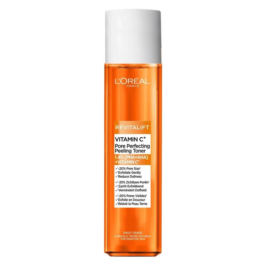L'Oréal Paris, Reiniging Van Het Gezicht, Revitalift Pore Perfecting Peeling Toner (Gezichtstonic)
