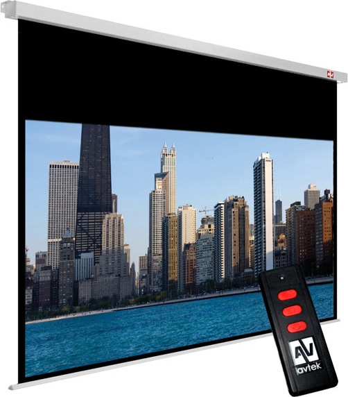 Actual product image Avtek Cinema Electric 200 projection screen 16 9 85.8" - 85.8" (85.80", 16:9)