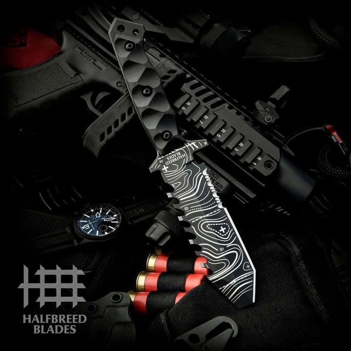 Immagine prodotto Halfbreed Blades Emergency Rescue Knife, Fixed Blade (13 cm)