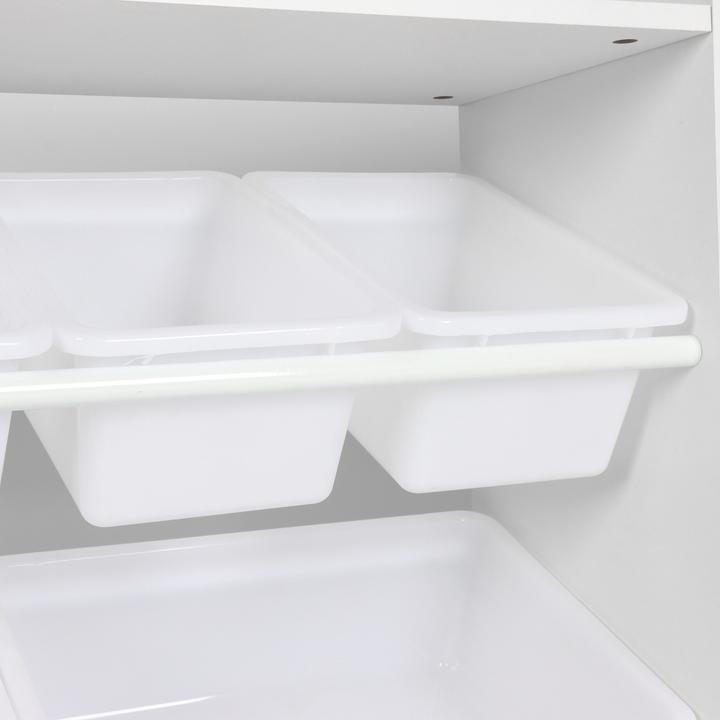 Actual product image Relaxdays Kinderregal MDF mit 8 Boxen Weiss