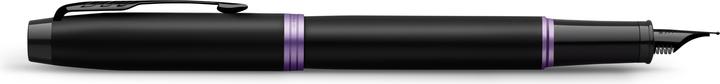 Produktbild Parker Pen Füller IM Vibrant Rings Pruple PVD M (Blau, Schwarz, 1x)