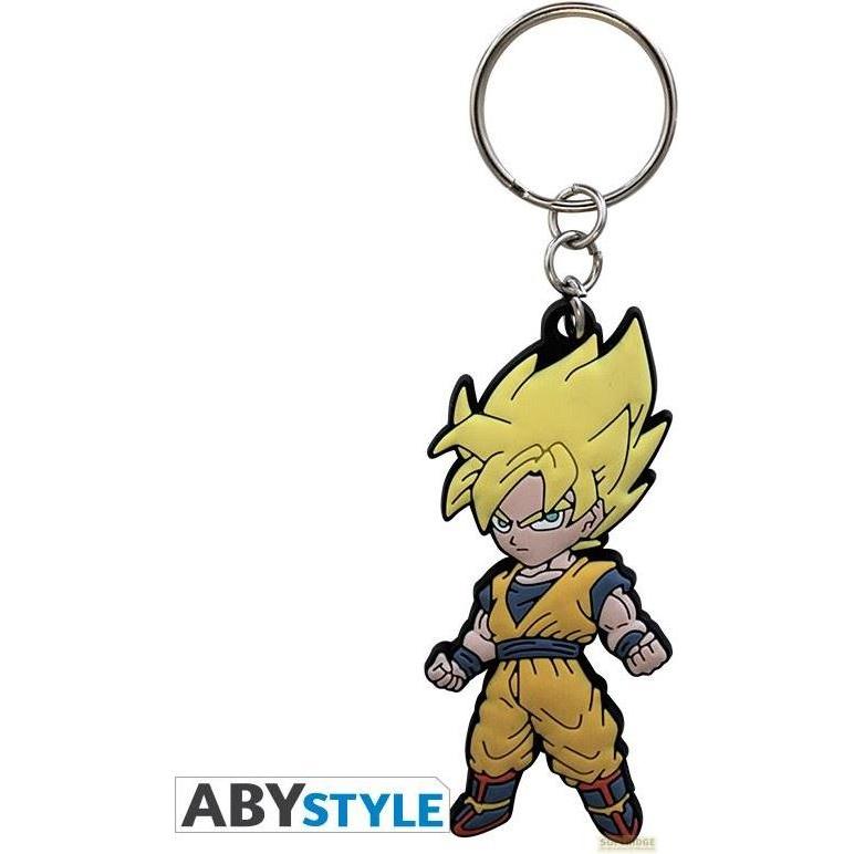 ABYstyle, Schlüsselanhänger, DRAGON BALL - Porte-Cles PVC - Goku, Mehrfarbig