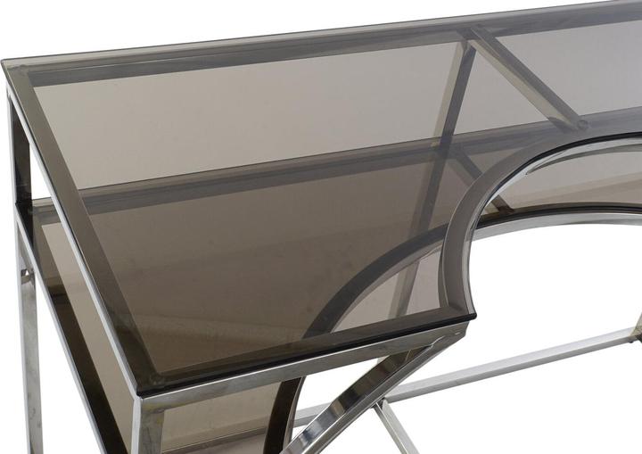 Actual product image DKD Home Decor Console Silver Crystal Steel (120 x 50 x 75 cm)