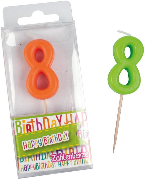 Immagine prodotto Trendhaus Candele cifra Birthday Fun Glitter Mini (8 x)