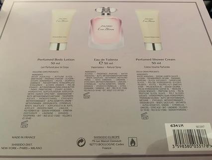 Actual product image Shiseido Ever Bloom EDT 50ml with Body Lotion and Shower Cream (Body care set)
