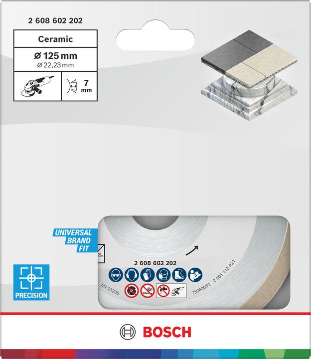 Produktbild Bosch Professional Zubehör Diamanttrennscheibe Standard for Ceramic
