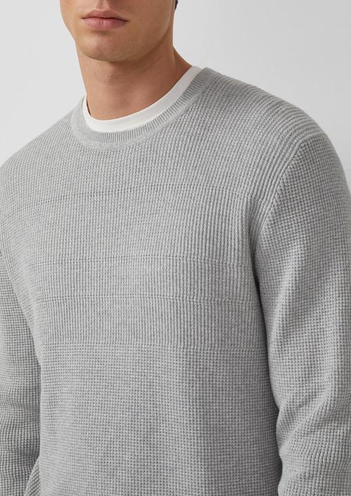 Produktbild s.Oliver Strickpullover Strukturmikx-Pullover aus reiner Baumwolle (S)