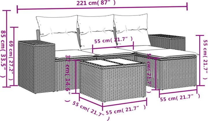 Produktbild vidaXL Irene