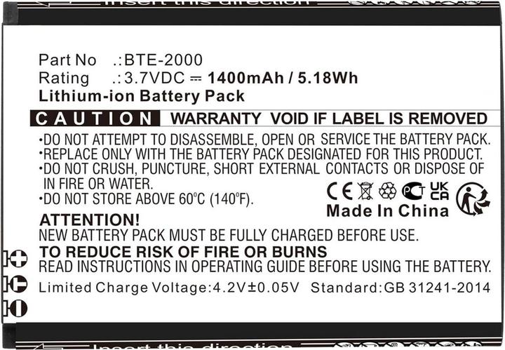 Actual product image CoreParts Battery for CAT Communication (Rechargeable battery)