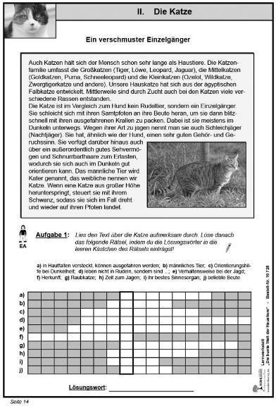 Nährwerte und Zutaten Lernwerkstatt - Die bunte Welt der Haustiere (Deutsch, KOHL VERLAG Der Verlag mit dem Baum, 2007)