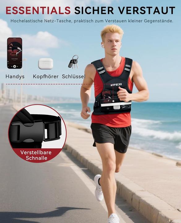 Actual product image Hapbear Verstellbare Gewichtsweste