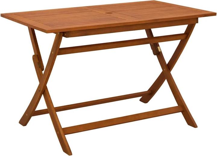 Produktbild vidaXL Gartentisch Klappbar Eukalyptus (120 x 70 x 75 cm)