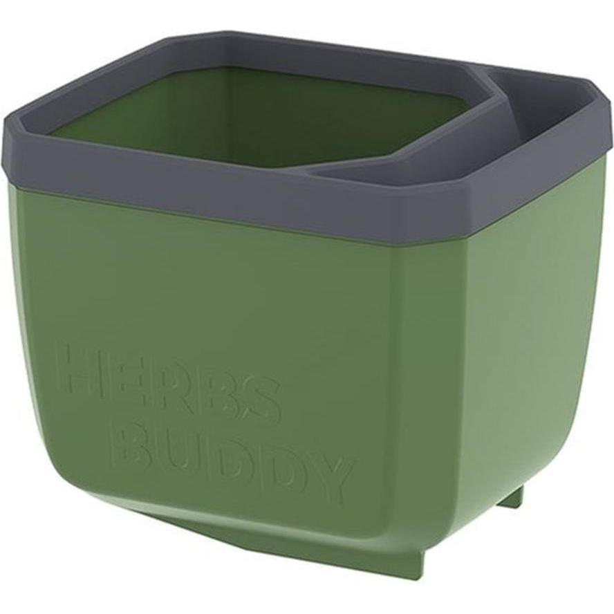 Gusta Garden, Blumentopf, HERBS BUDDY Kräutertopf Dunkelgrün (16.30 cm)