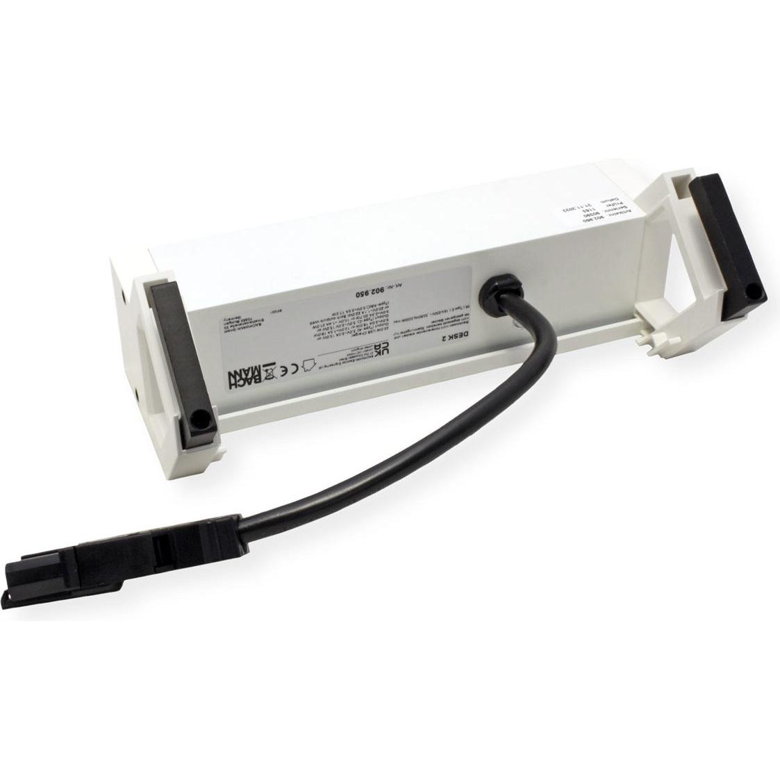 Thumbnail - Bachmann, Steckdosenleiste, DESK2 2x UTE 1x USB A/C 22W blanc (2 x, CEE 7/5, CEE 7/3, 0.20 m)