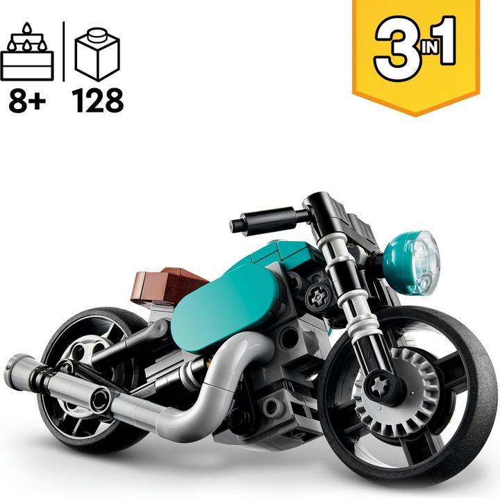 Actual product image LEGO Vintage motorbike (31135, LEGO Creator 3-in-1)