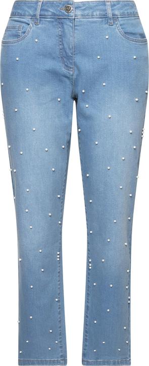 Produktbild Miamoda Jeans, weites Bein, Zierperlen, 5-Pocket (48)