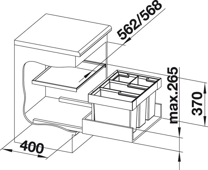 Produktbild Blanco Flexon II 60/4 (42 l)