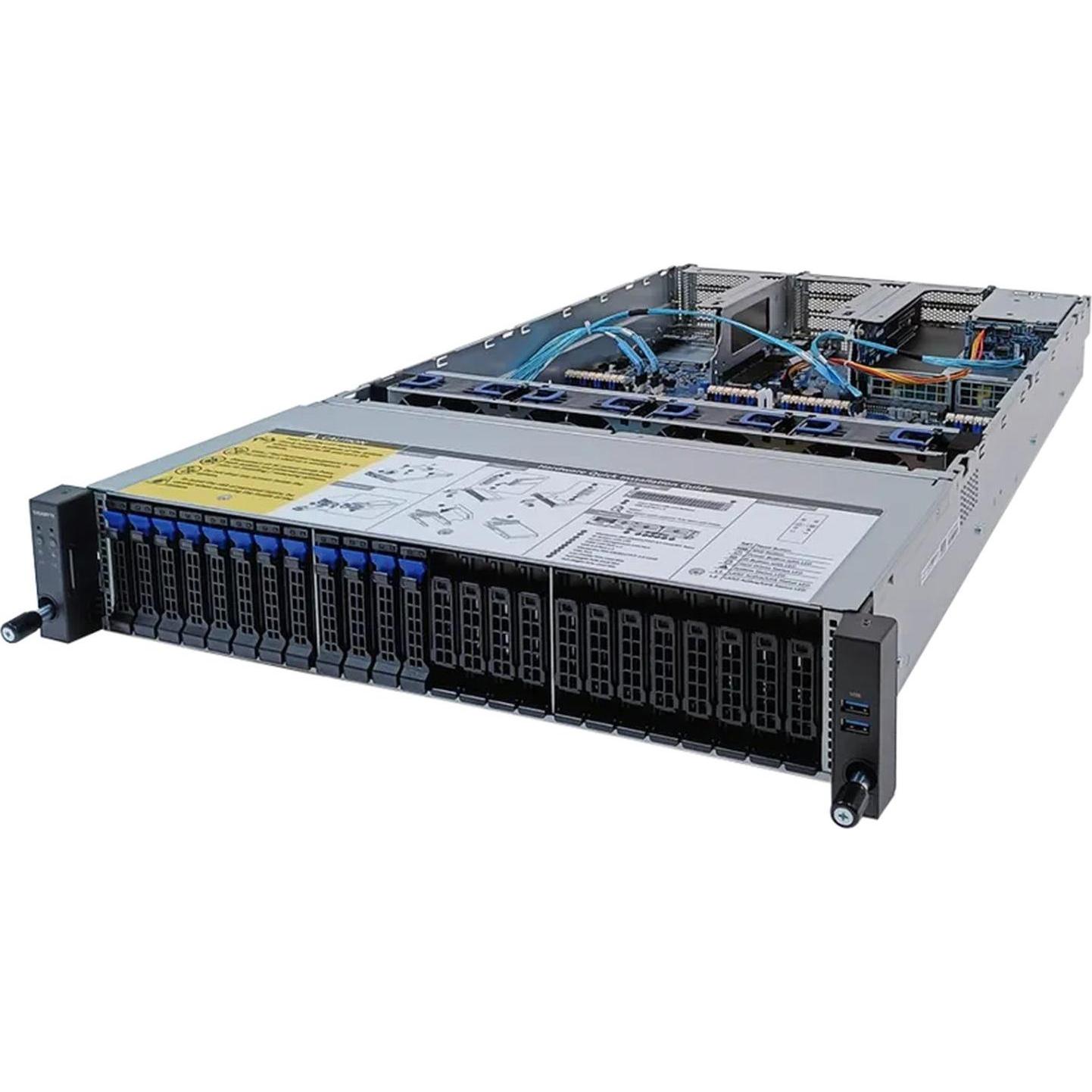 Gigabyte Barebone R282-Z97 (rev. A00) 2U Dual Sockel SP3 6NR282Z97MR-00, Server Barebone