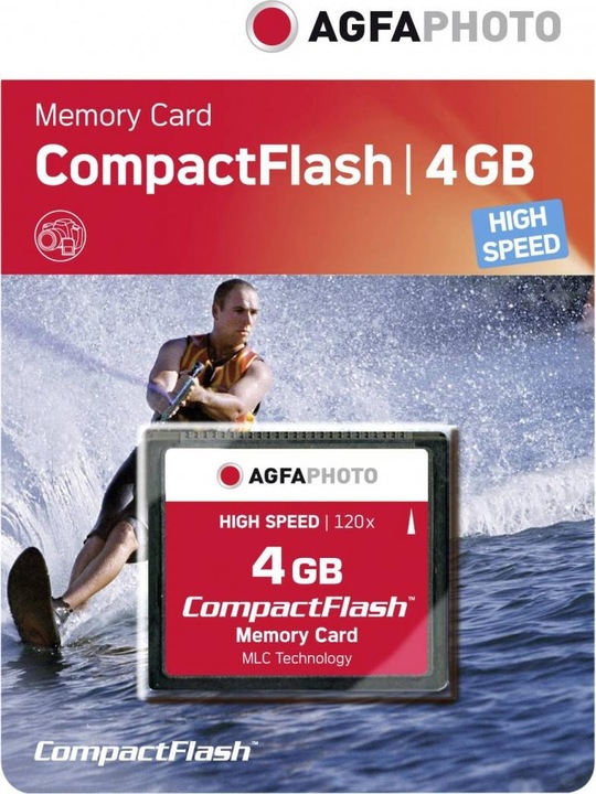 Image du produit AGFAPHOTO Compact Flash 4GB High Speed 120x MLC (4 Go, CF)