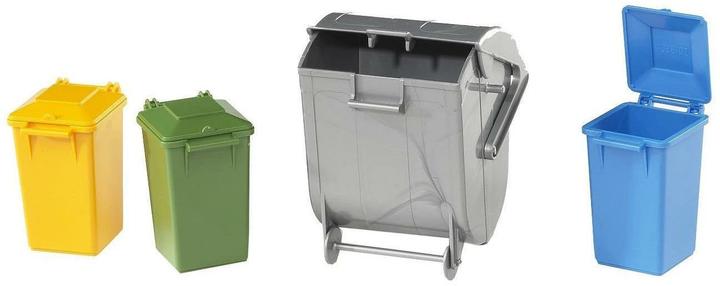 Bruder Set per bidone della spazzatura