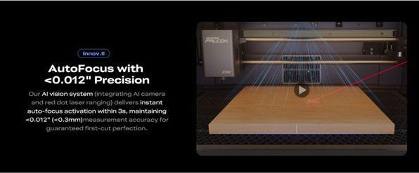 Produktbild Creality Falcon A1 Pro 20W, Drucktechnik: Keine, Anzahl Extruder