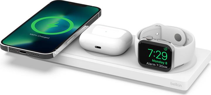 Produktbild Belkin BoostCharge Pro 3-in-1 Ladegerät mit MagSafe