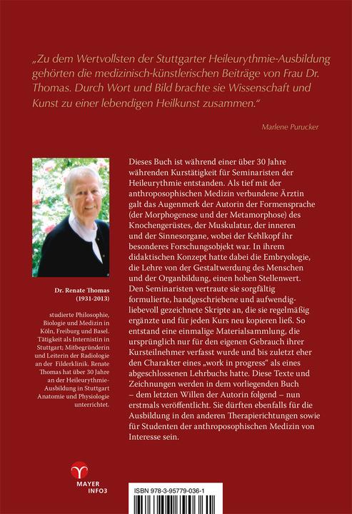 Image du produit Anatomie für Heileurythmisten (Allemand, Renate Thomas, 2016)