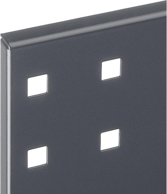 Produktbild Rasterplan Lochplatte B450xL1000mm anthrazitgrau, RAL 7016