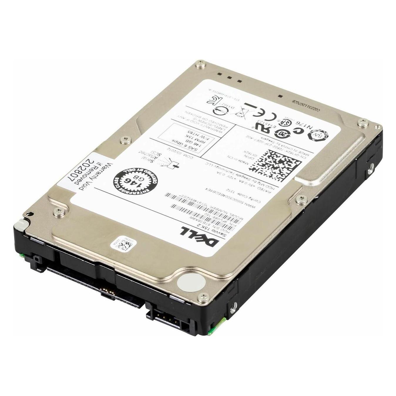 Dell HD, 146GB, 512b, SAS, 15K (0.15 TB, 2.5"), Festplatte