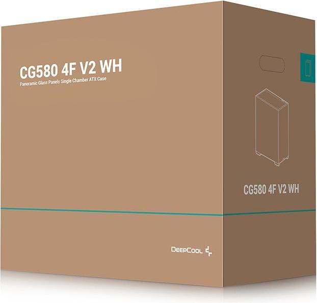 Produktbild Deepcool "Midi CG580 4F White V2" (ATX, ITX, mATX)