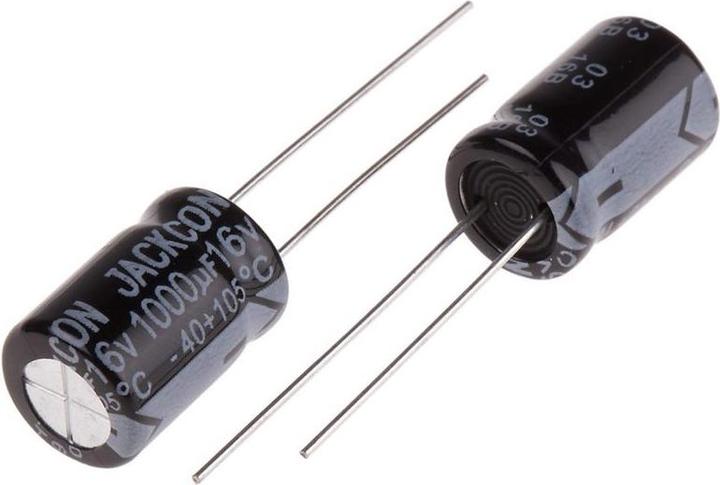 RS PRO Elektrolytkondensator, radial, 1000uF, 3uA, 16V, 600mA