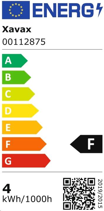 Energie-Label Xavax LED-Lampe (E14, 1x)