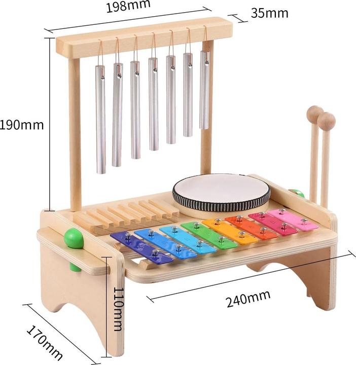 Actual product image Activity Board Children's musical instruments, xylophone toys, children's toys, wooden toys, toys for children