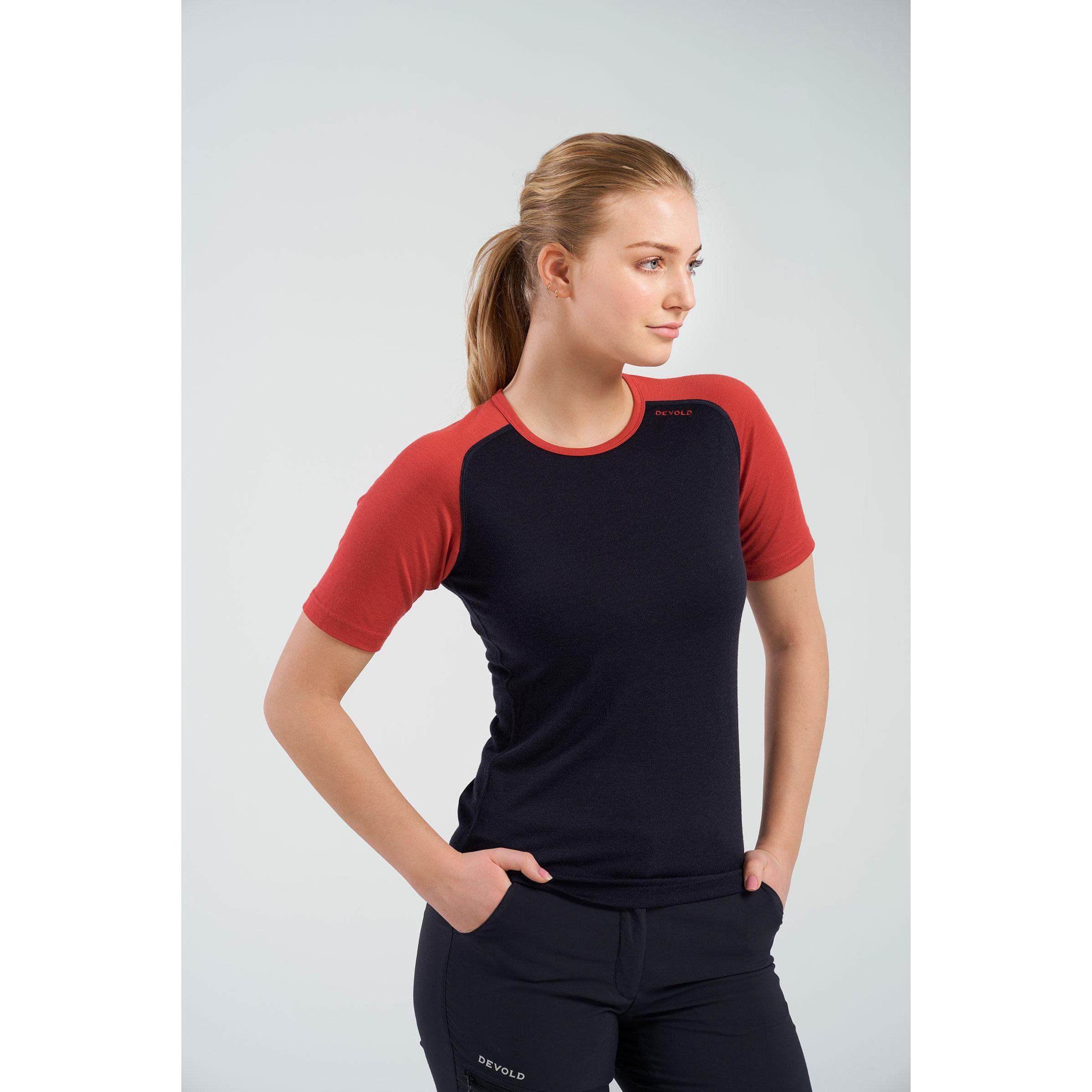 Thumbnail - Devold, Damen, Funktionsshirt, Women's Jakta Merino 200 T-Shirt (XS), Blau, XS