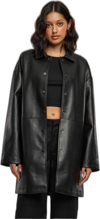 Actual product image Urban Classics Ladies Faux Leather Coat