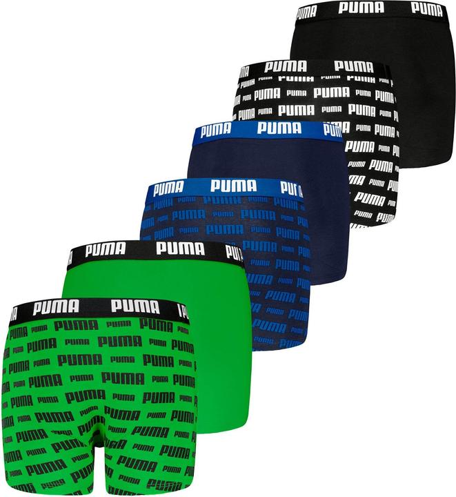 Produktbild Puma Everyday Logo Print Boxers ECOM 6P (122, 128, 6er Pack)